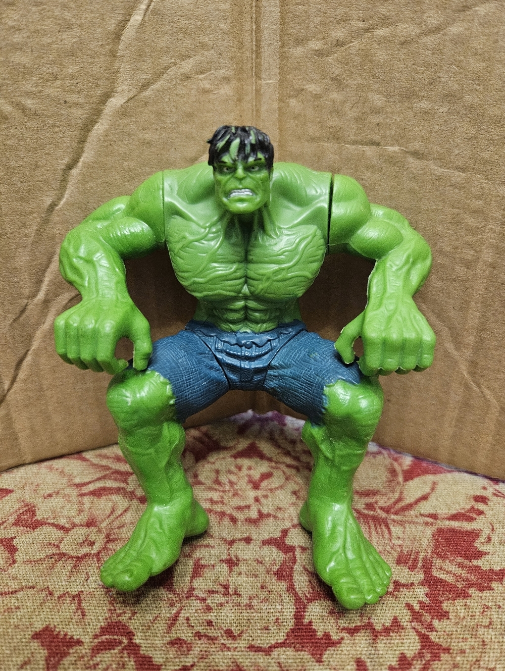 4 For $20 Muscled Up 4 1/2" Marvel Comics Incredible Hulk Motorcycle Pose Figure